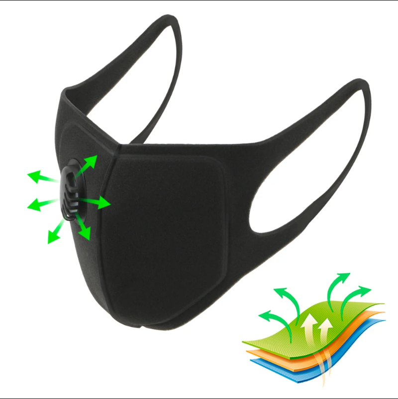 Pm2.5 Filter Insert - Многоразовая моющаяся маска-респиратор унисекс с угольным