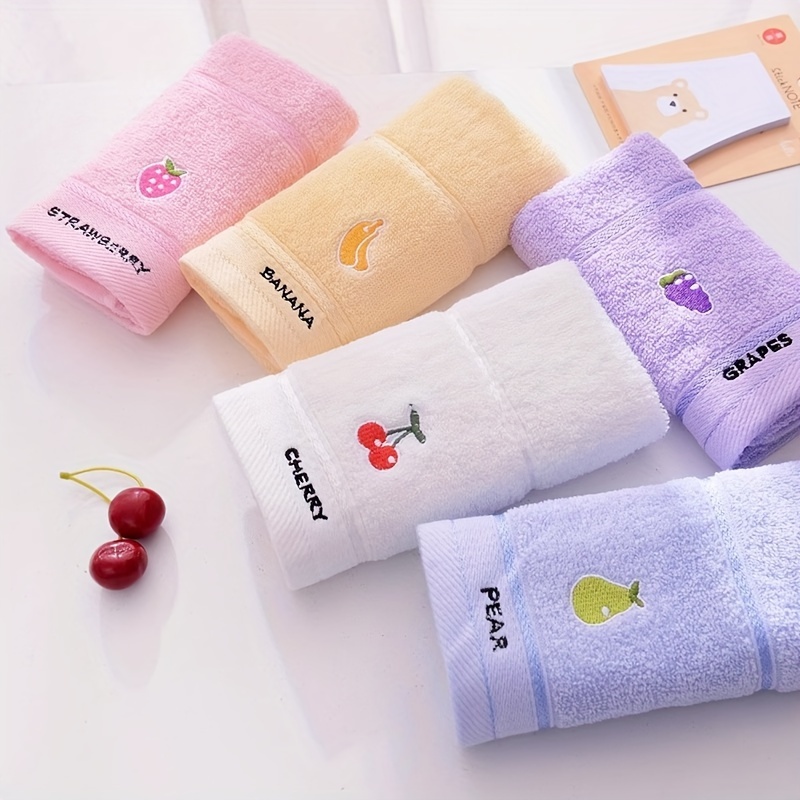 Cloth Face Mask Washable - 3 полотенца с фруктовым принтом случайного