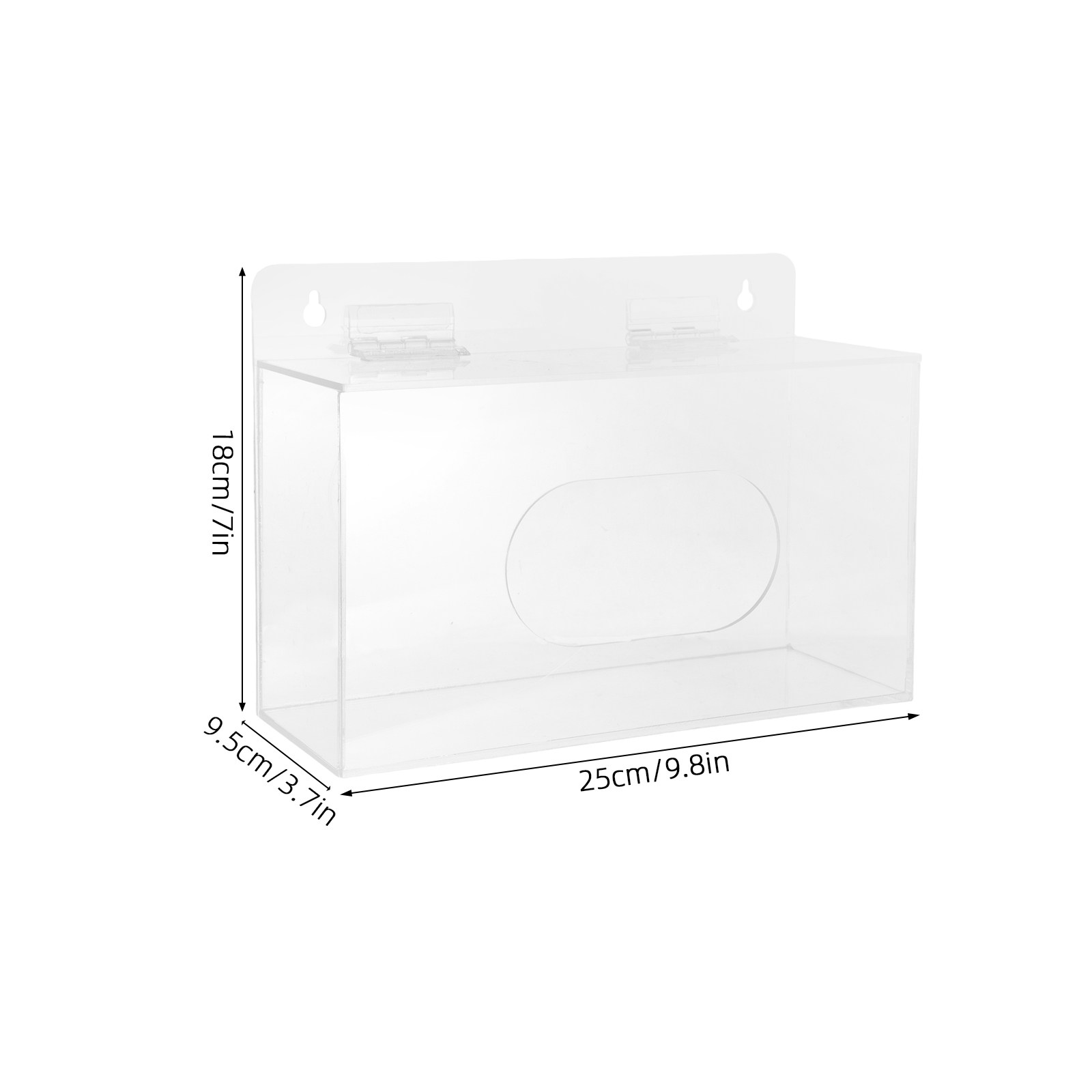 Настенный держатель для акрило – обзор и цена Face Mask Storage Box